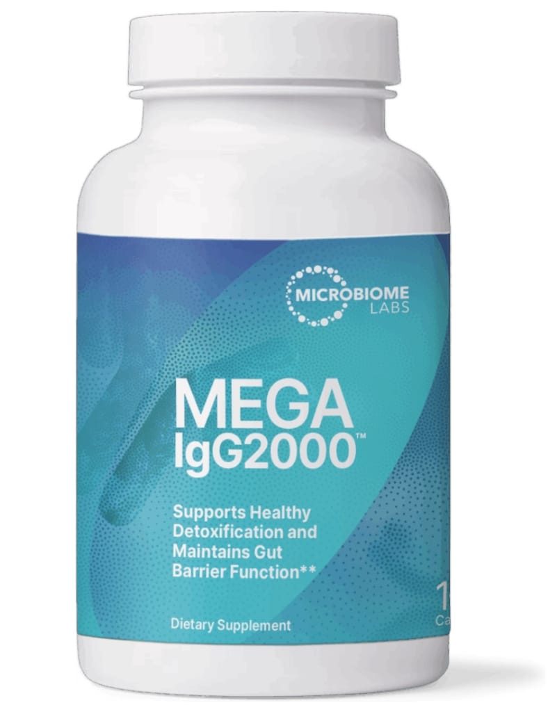 Microbiome Labs - Mega IgG2000 120 Cápsulas