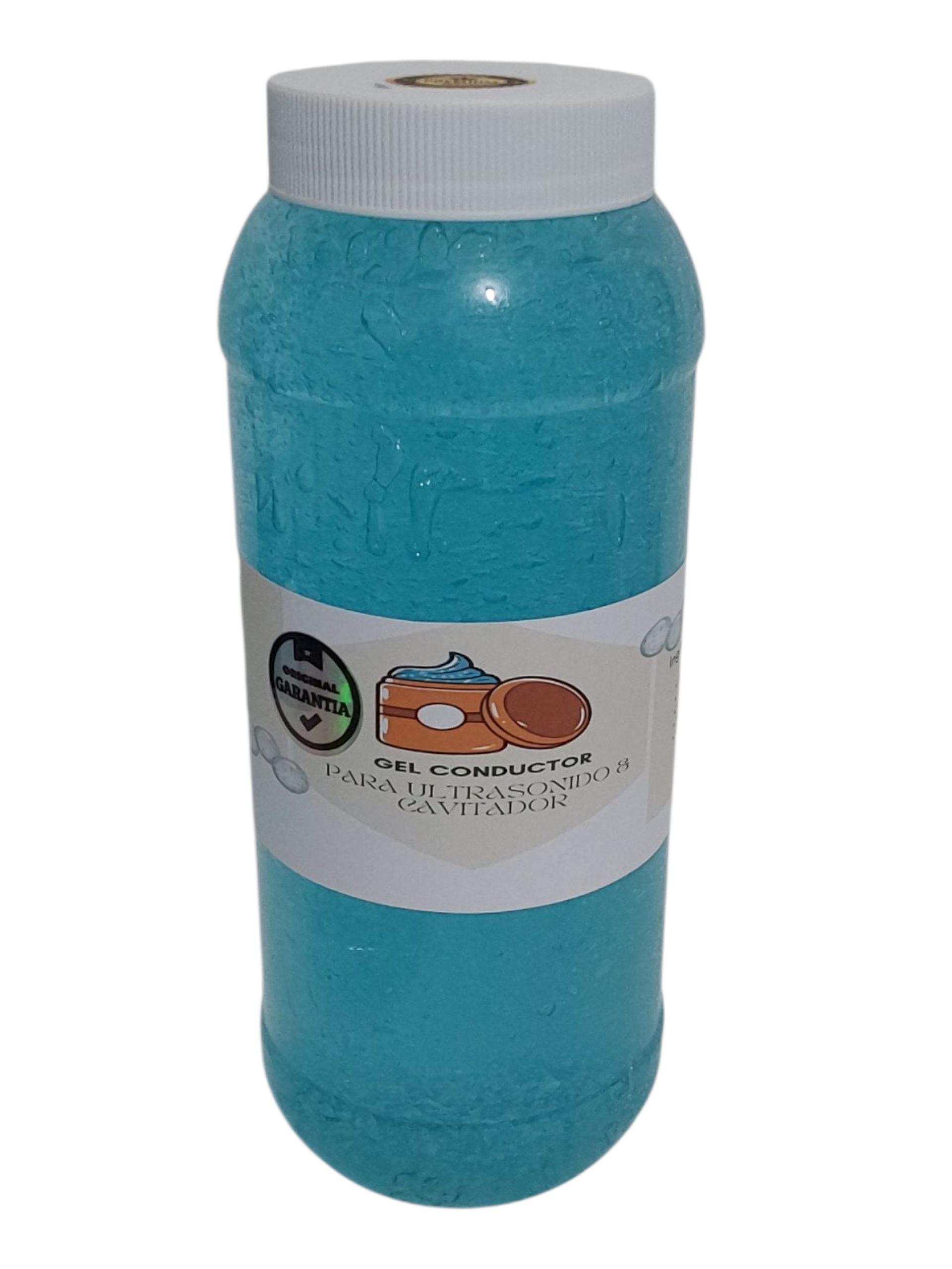 Gel Conductor 1kg Alta Calidad y Consistencia Color Azul.