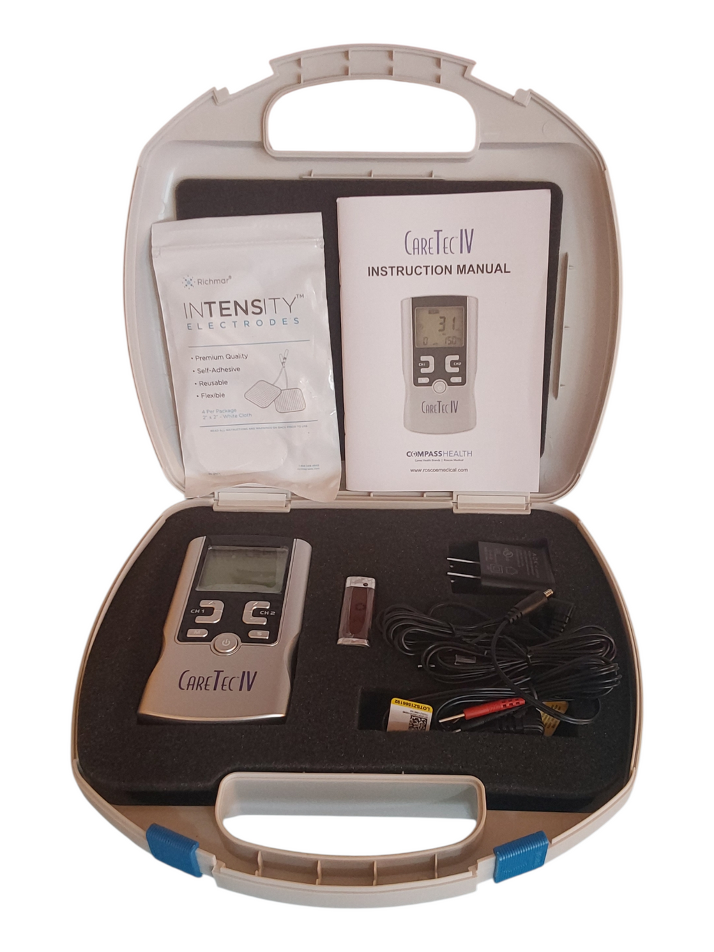 Caretec IV Electroestimulador Tens/Ems/IF/Rusas.