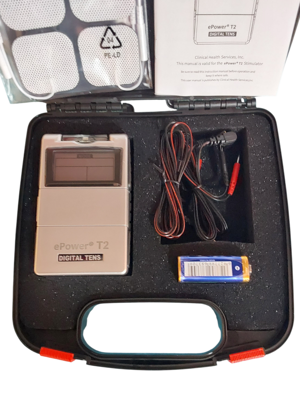 TENS 12MT Electroestimulador Analogico con Pantalla Digital.