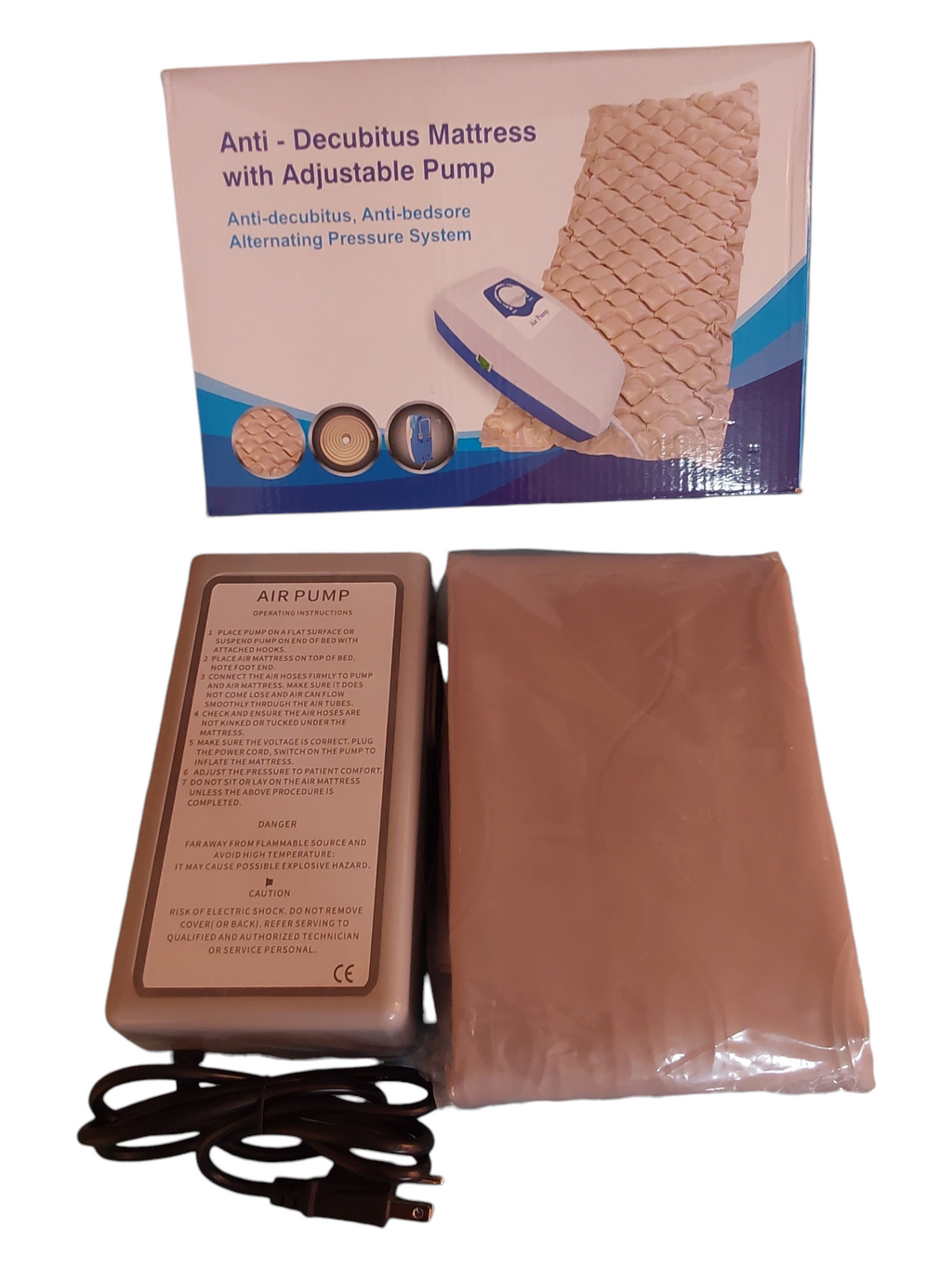 Colchon Inflable con Bomba Electrica.