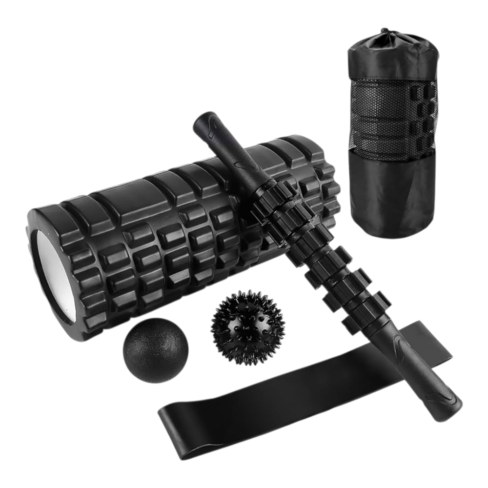 Foam Roller Grande con Accesorios.