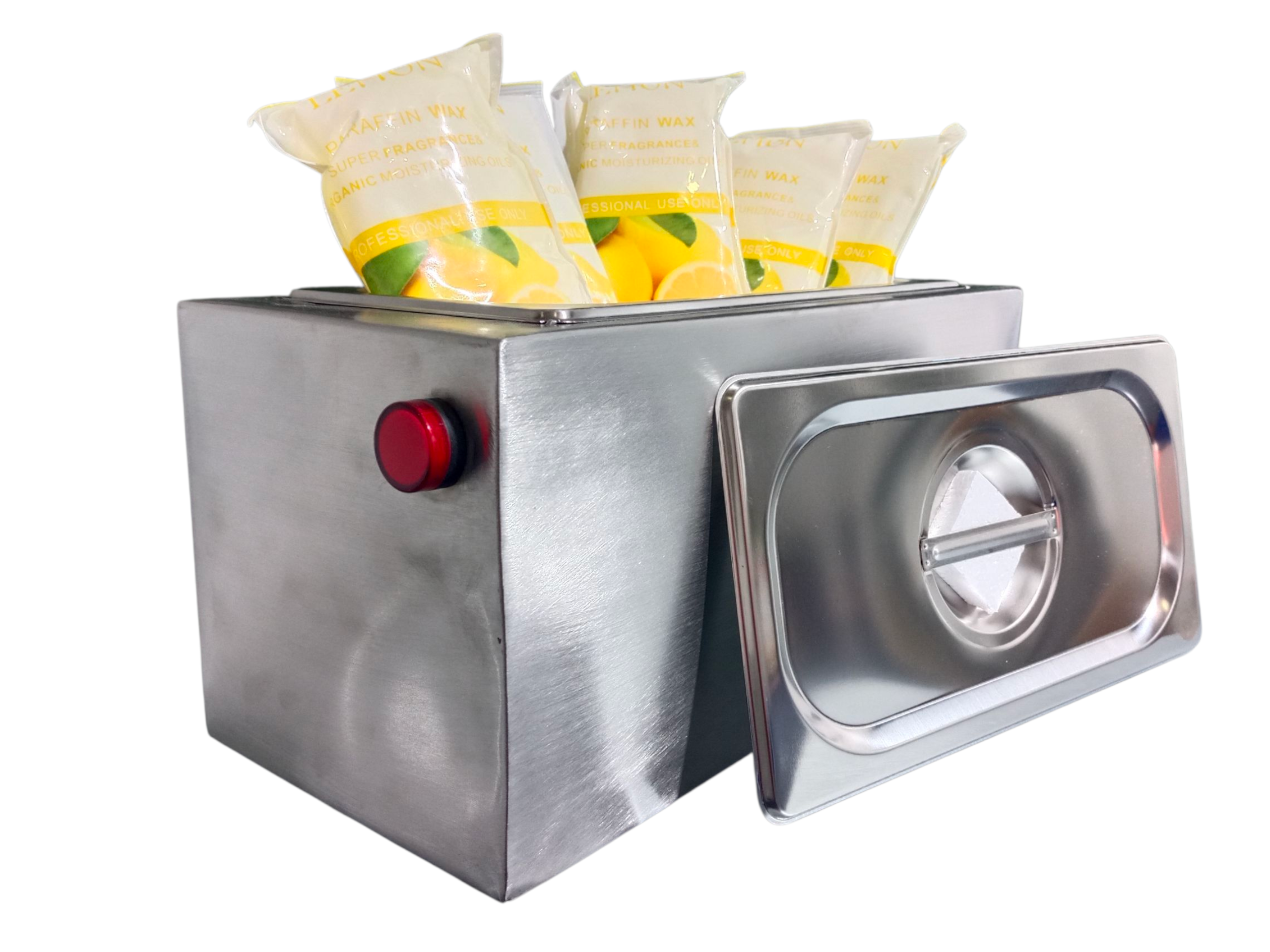 Parafinero Acero Inoxidable 6 Libras y Regulador de Temperatura.