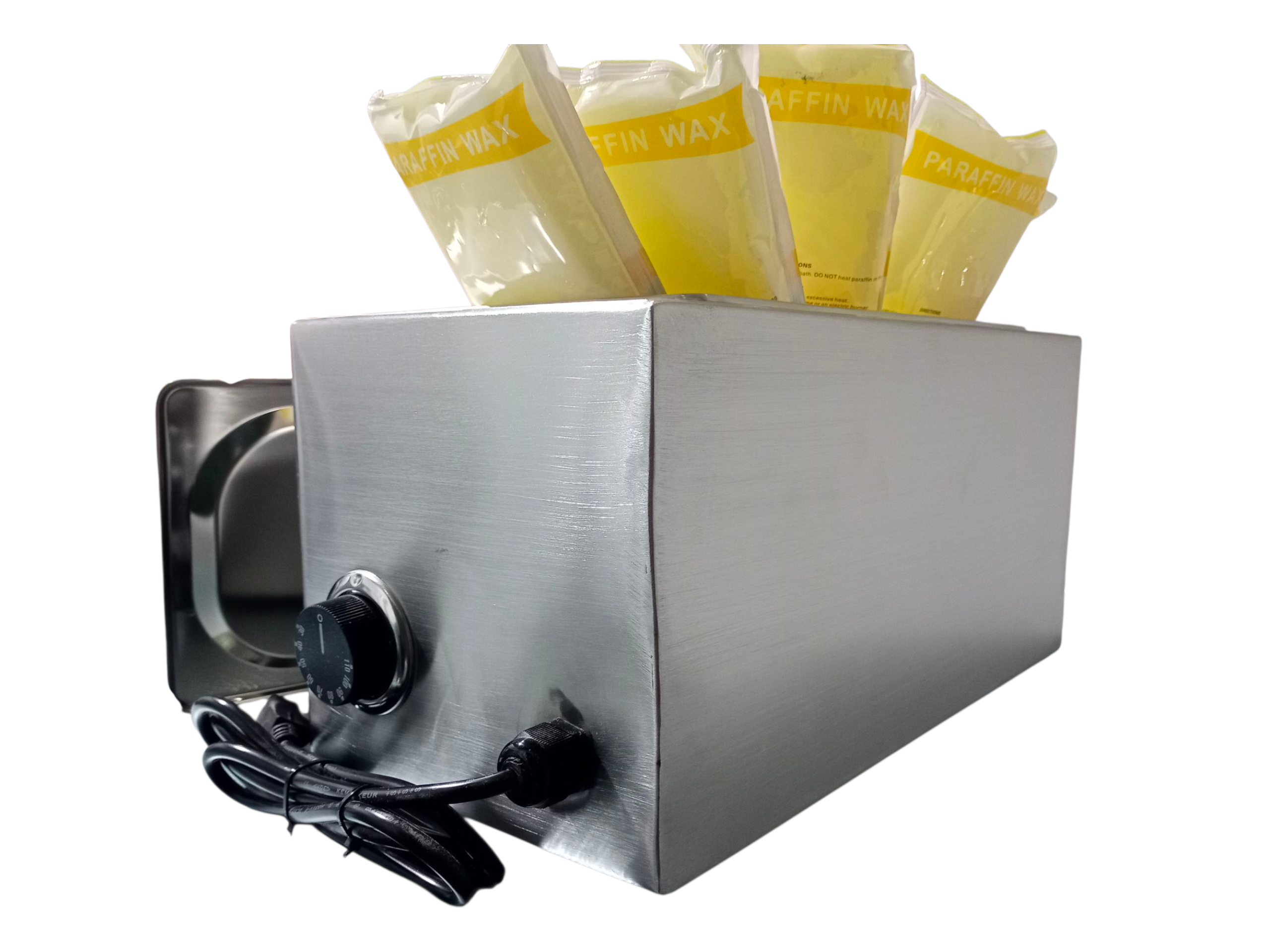 Parafinero Acero Inoxidable 6 Libras y Regulador de Temperatura.