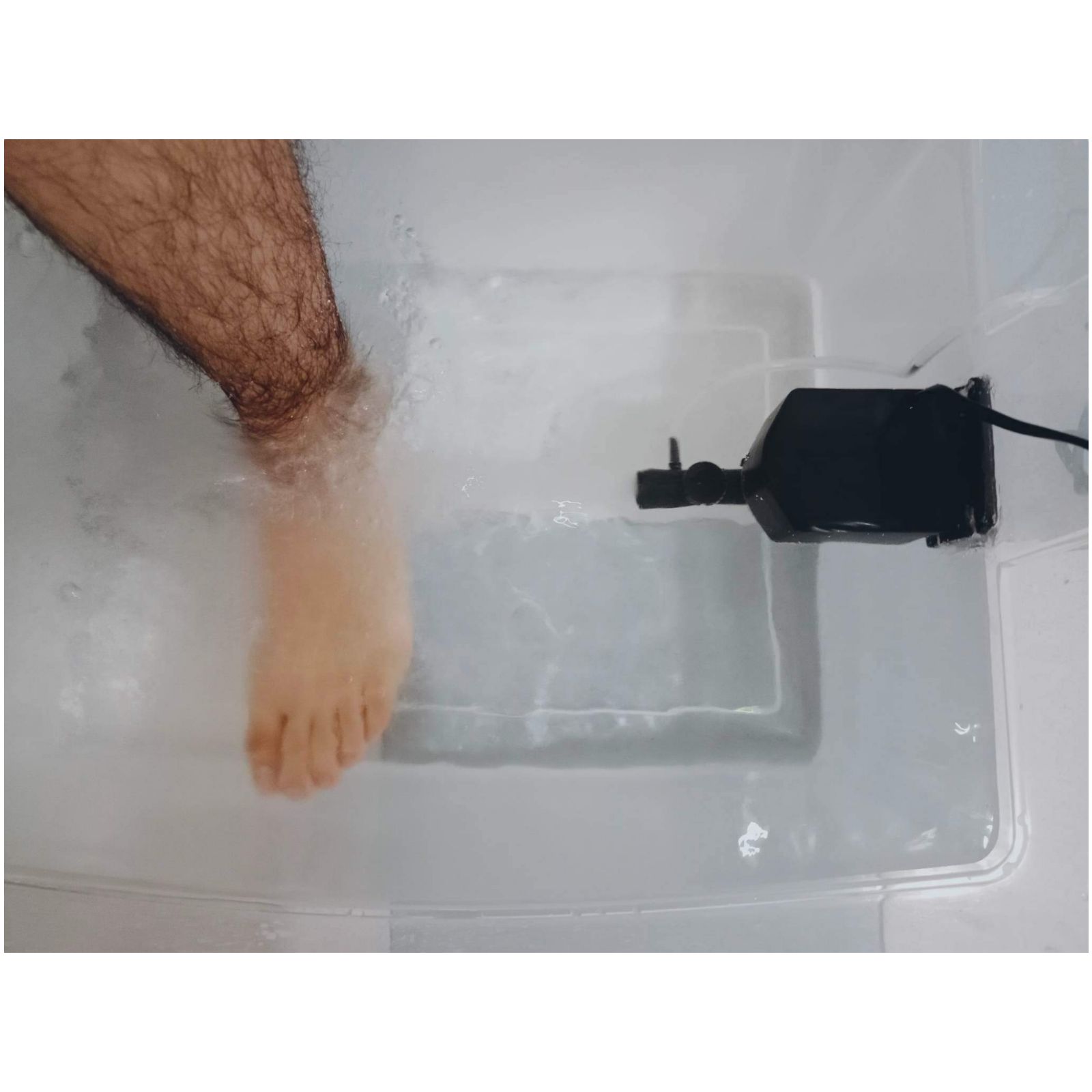 Tina de Hidromasaje para Pie y Tobillo con Motor Eléctrico.