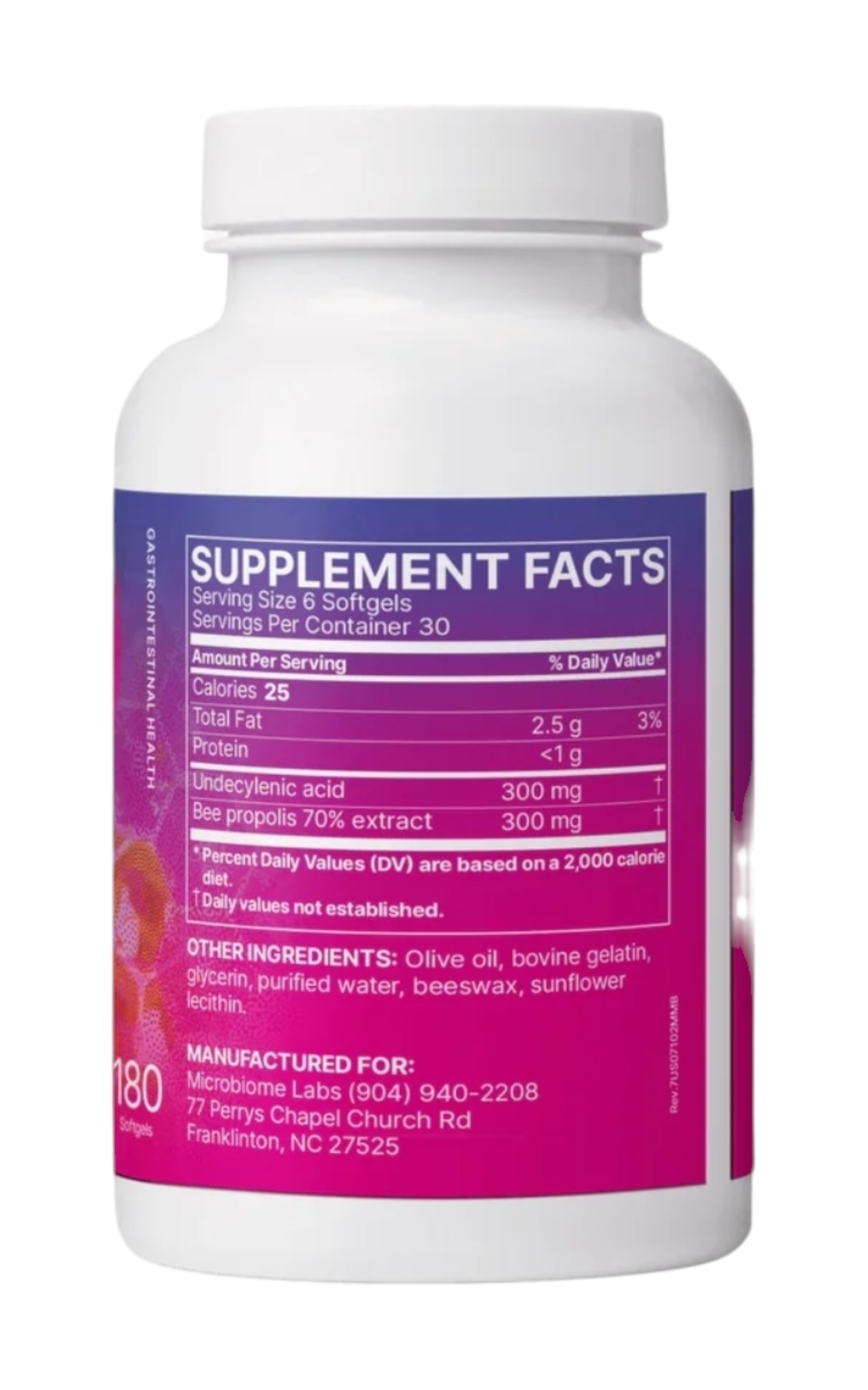 Microbiome Labs -  MegaMycoBalance 180 Cápsulas