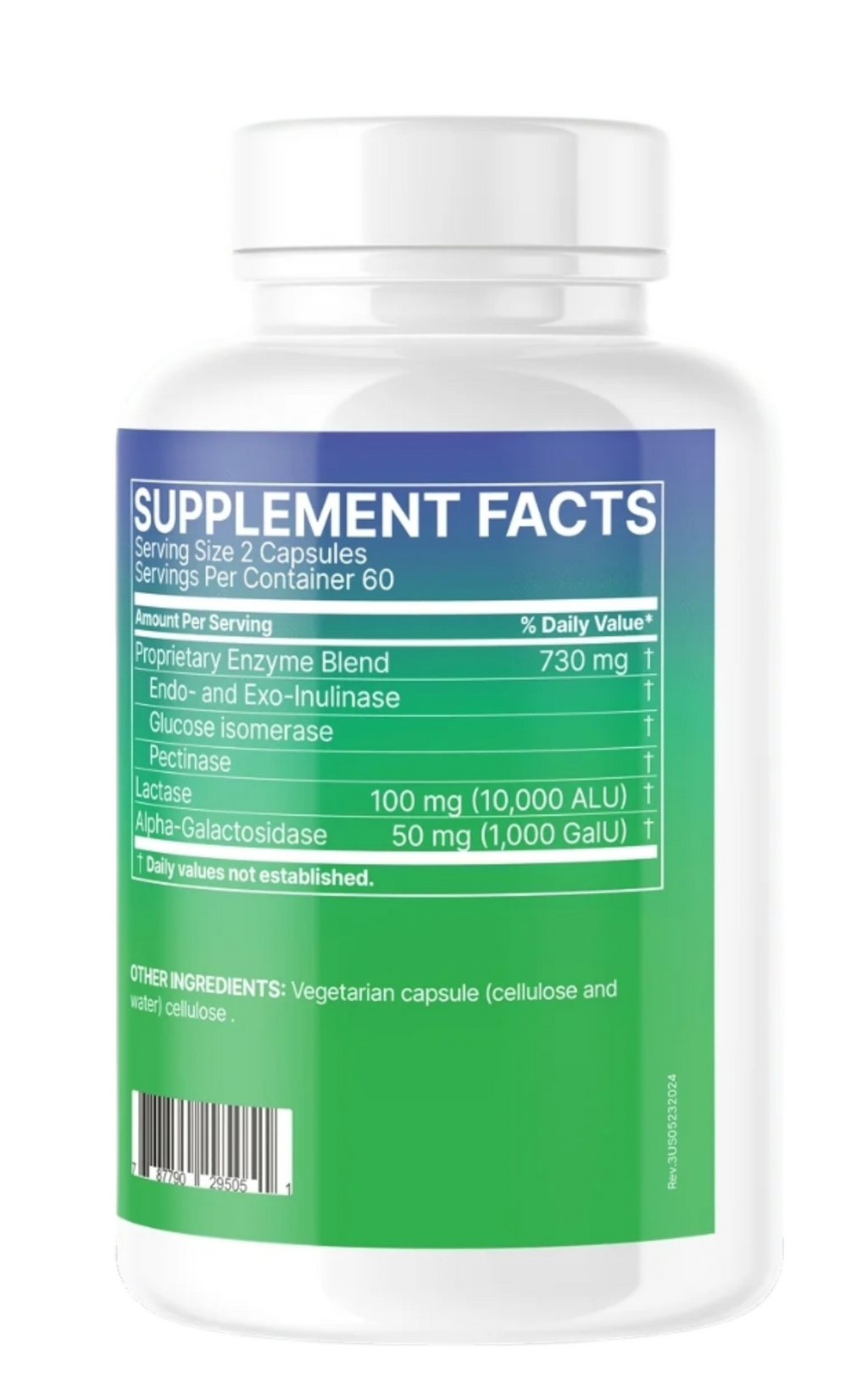 Microbiome Labs - Fodmate - Enzimas Digestivas 120 Cápsulas