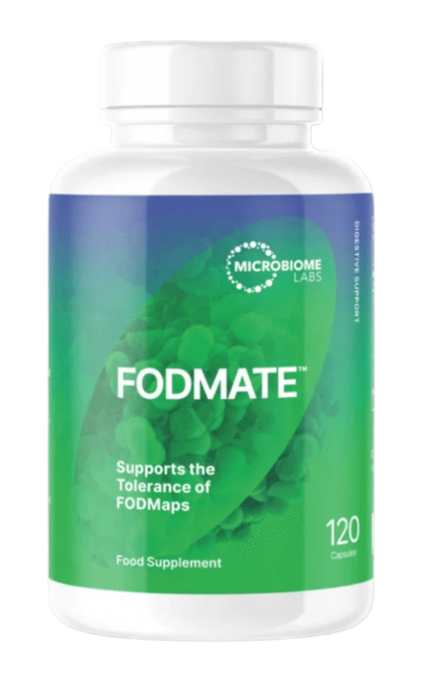 Microbiome Labs - Fodmate - Enzimas Digestivas 120 Cápsulas