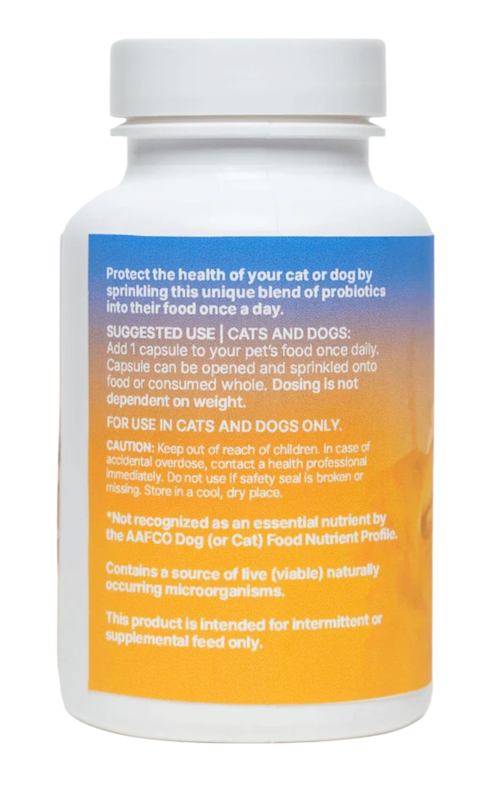 Microbiome Labs - FidoSpore - Probiótico para Perros y Gatos 30 Cápsulas