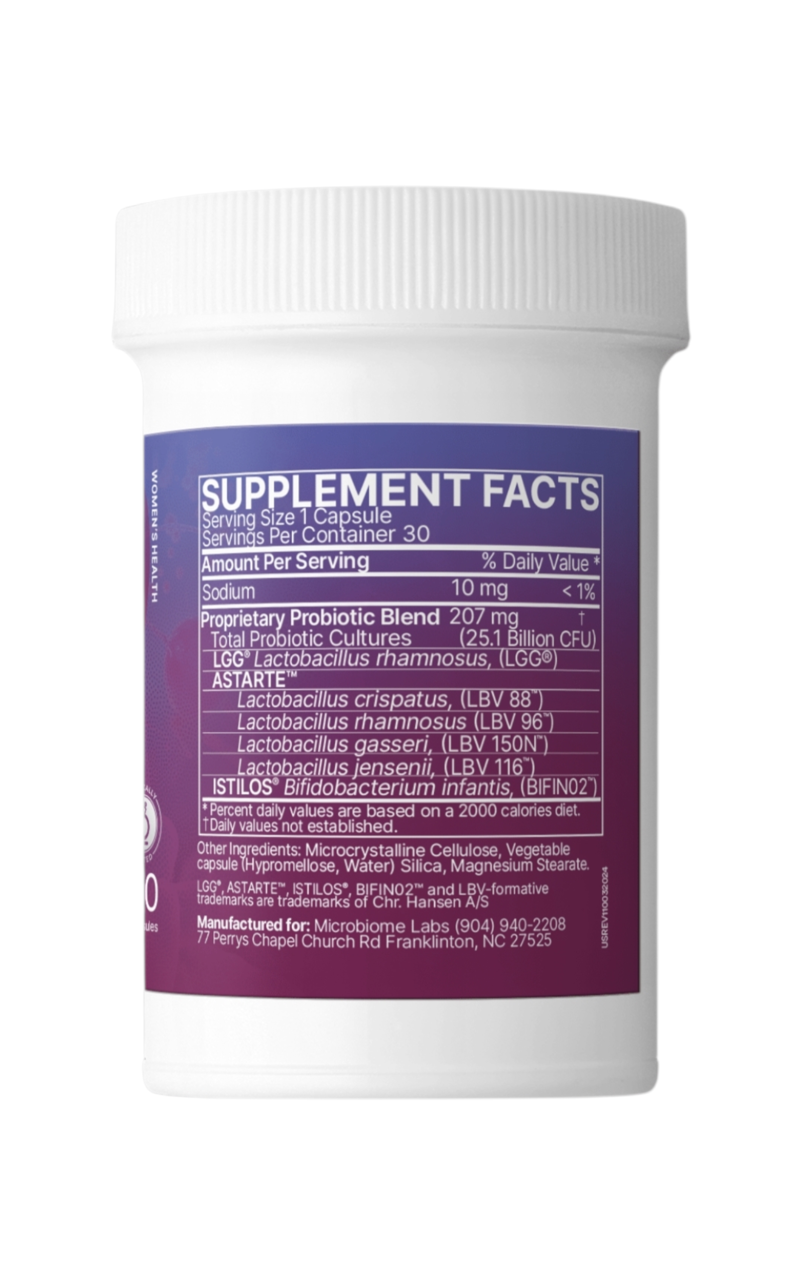 Microbiome Labs - PregnancySupport - Soporte de Embarazo 30 Cápsulas