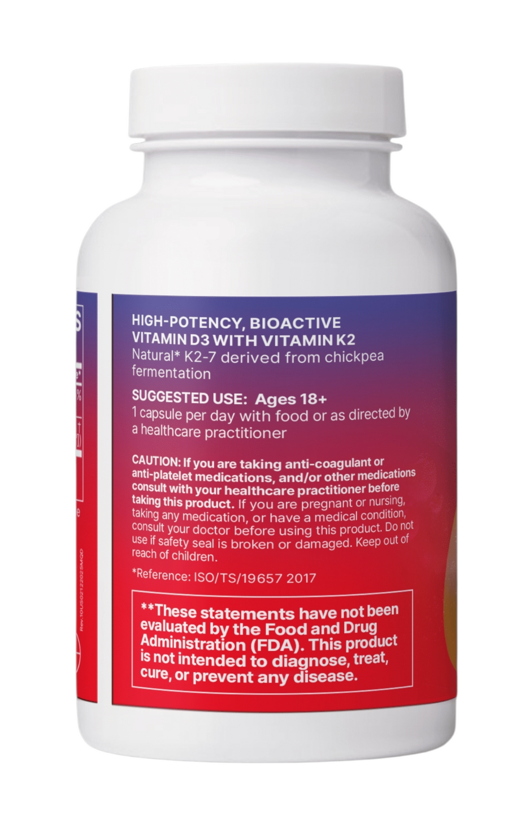 Microbiome Labs - Megaquin K2+D3 - Suplemento de Vitamina D3 y K2 60 Cápsulas