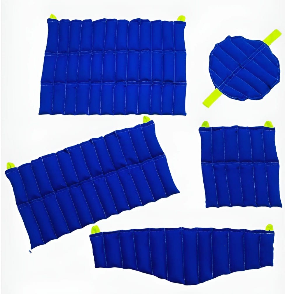 Kit de Compresas de Semillas 5 Piezas de Alpiste y Arroz Distintos Tamaños.