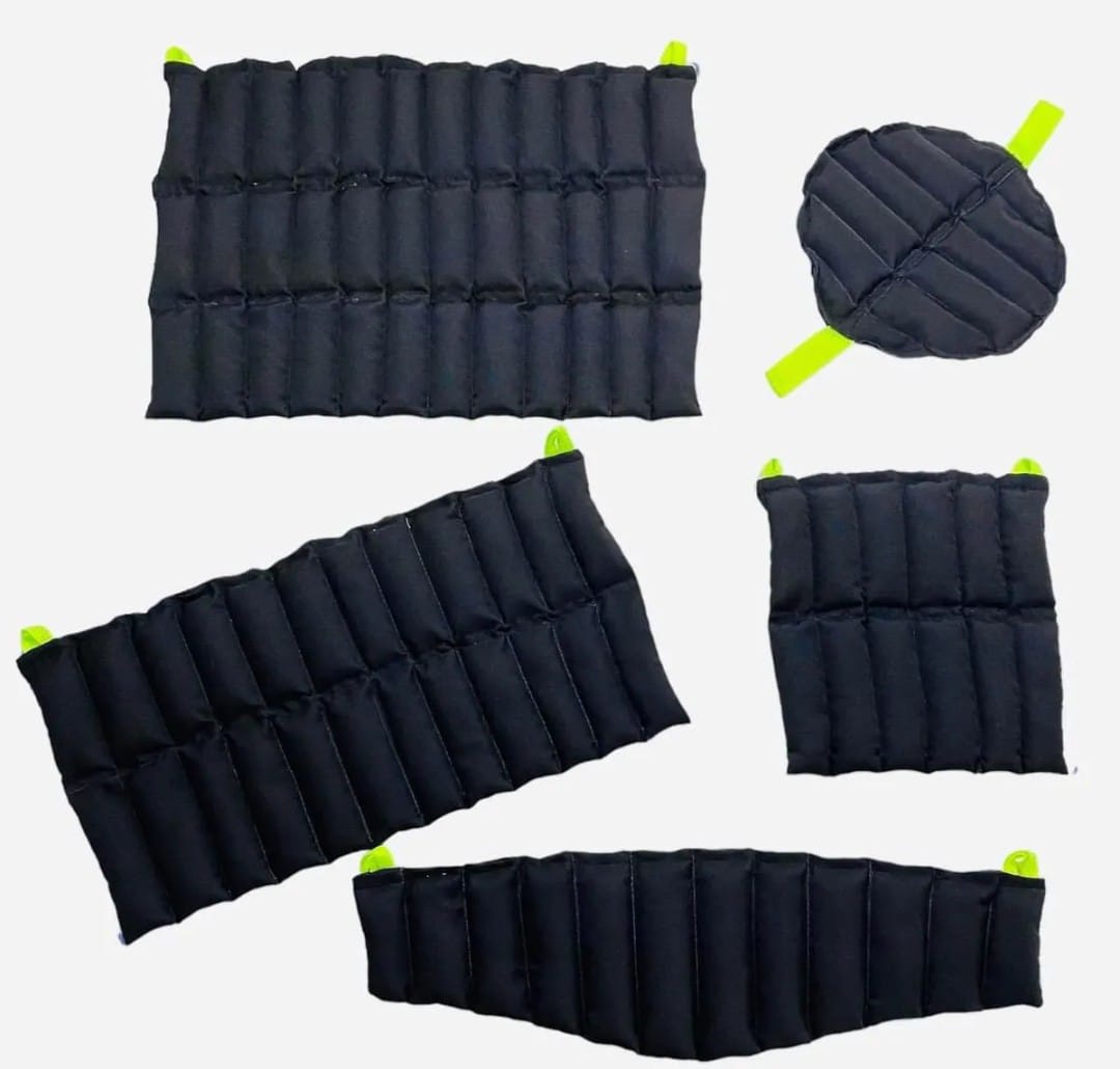 Kit de Compresas de Semillas 5 Piezas de Alpiste y Arroz Distintos Tamaños.