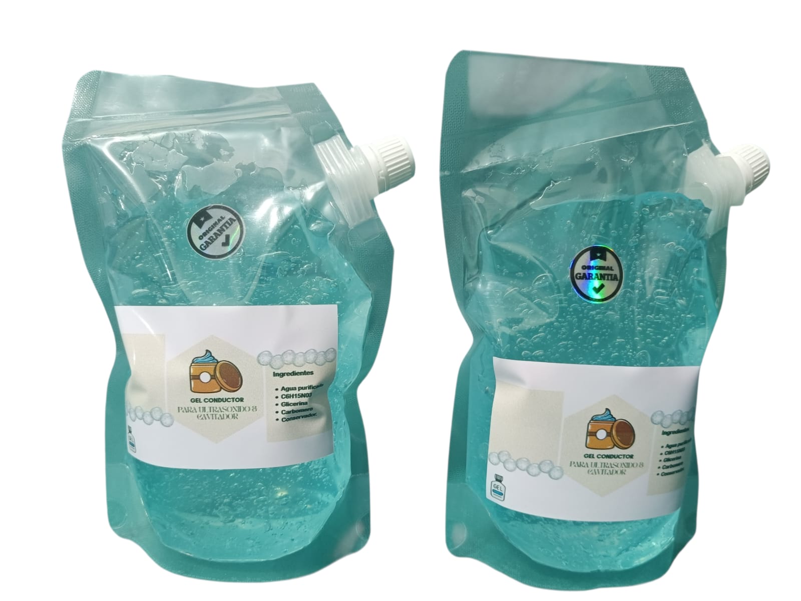 Gel Conductor Para Ultrasonido en Bolsa de 500g.