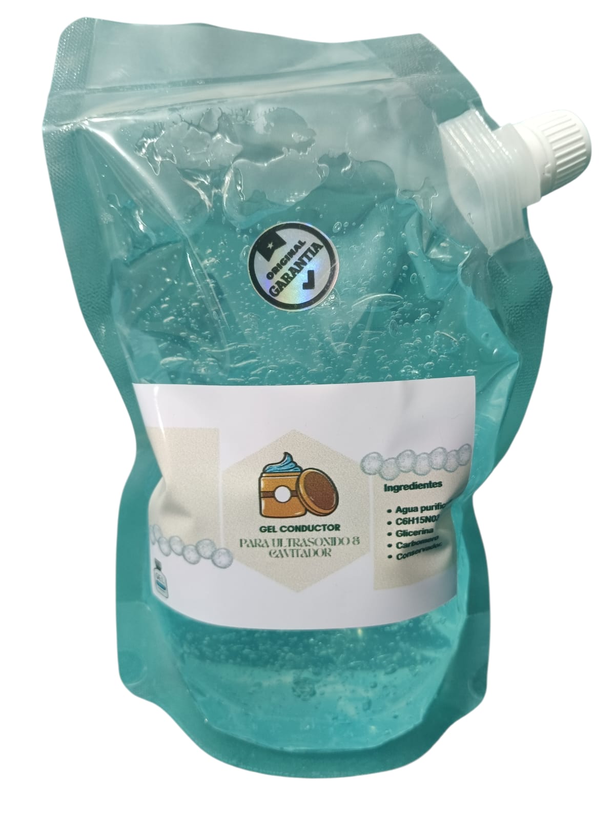 Gel Conductor Para Ultrasonido en Bolsa de 500g.