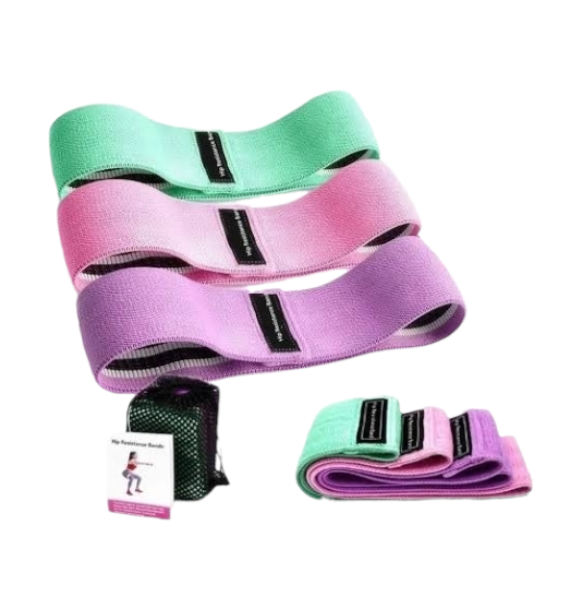 Ligas de Tela 3 Piezas.